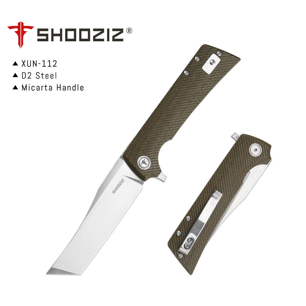 Edc Carry Clip - Pisau Lipat Shooziz XUN112 EDC dengan