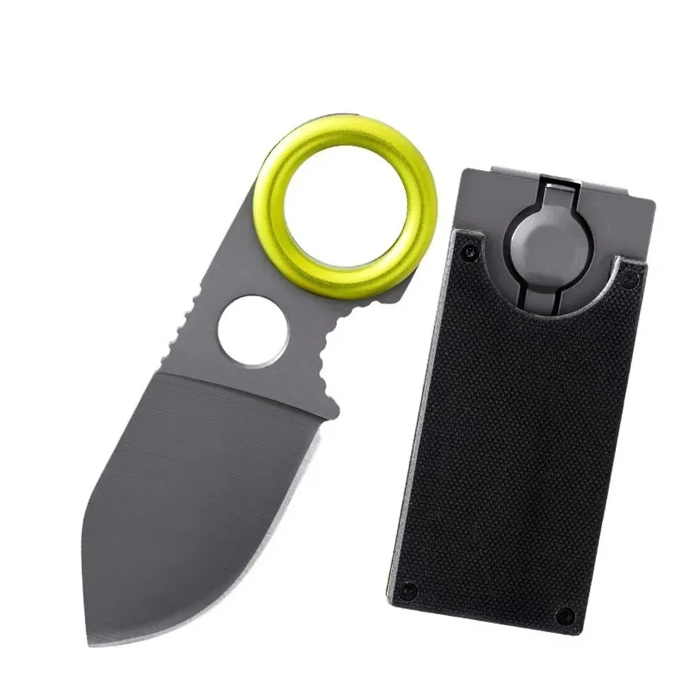 Everyday Carry (Edc) Knife - Pisau Lipat Mini EDC Ring Fixed
