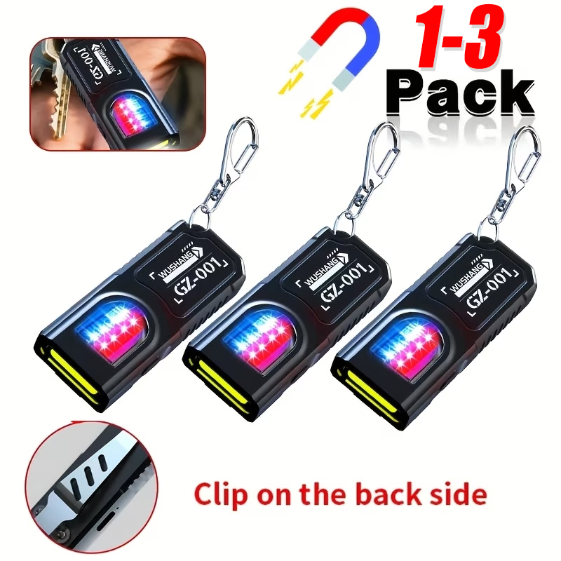 Keychain Flashlight - Senter Gantungan Kunci LED COB Mini
