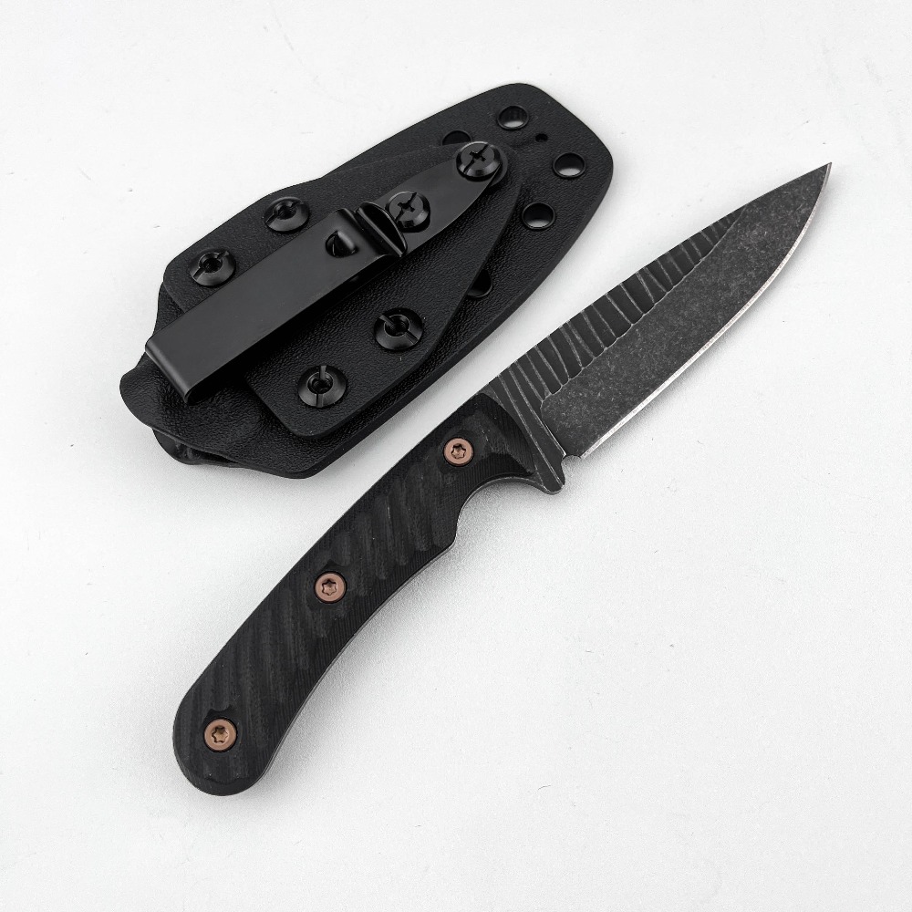 Edc Carry Fixed Blade - Pisau Bushcraft Full Tang Bilah D2