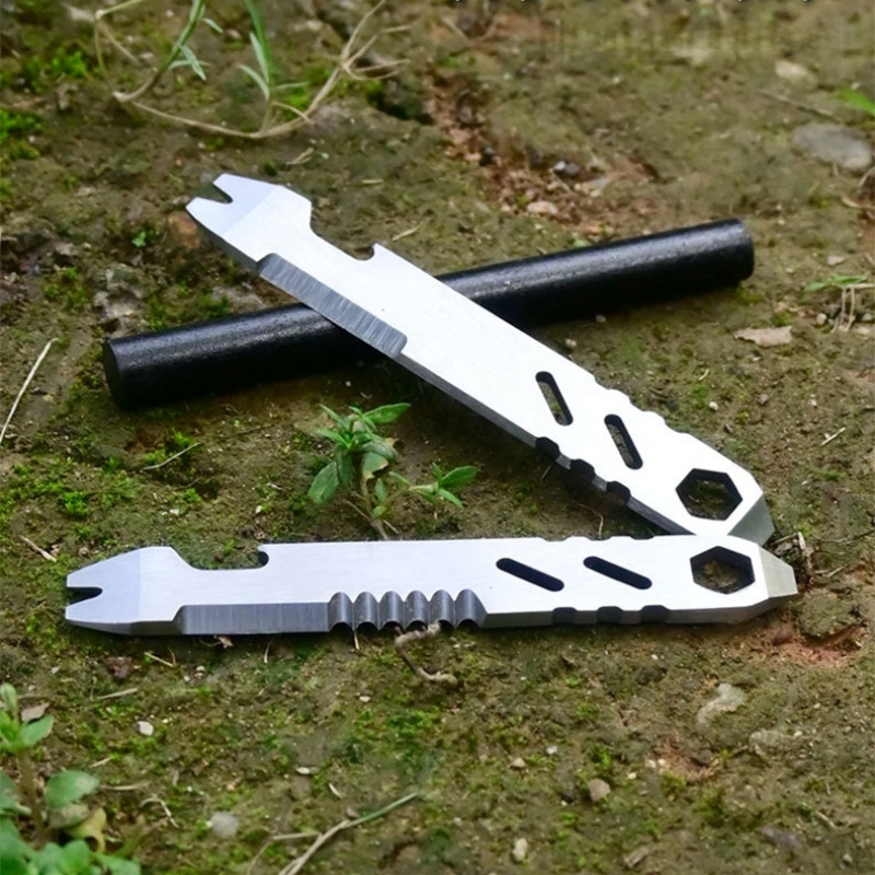 Titanium Pry Bar - Linggis Mini Baja Tahan Karat, Kunci
