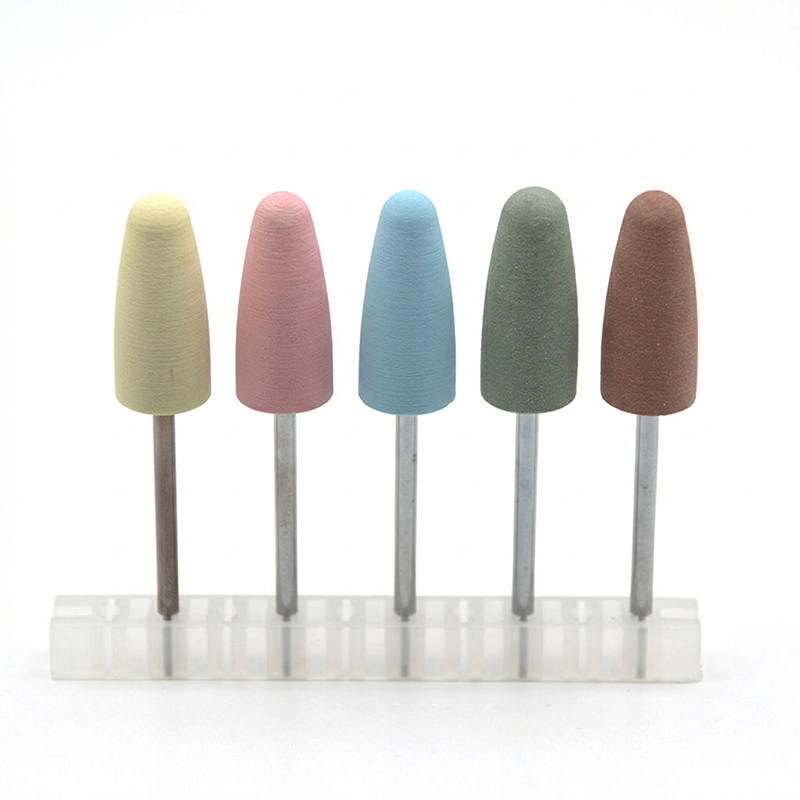 Nail File Titanium - 5 Buah/Set Mata Bor Kuku Silikon