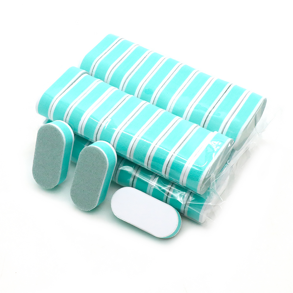 Nail File Titanium - 10/60/120 pcs Mini Nail Buffer File