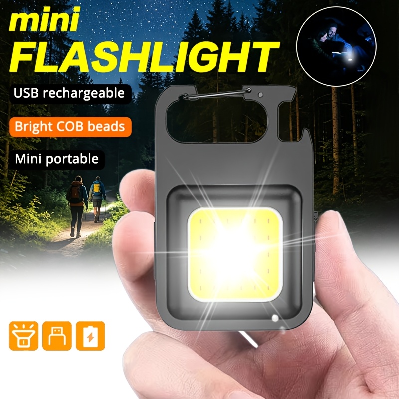 Keychain Flashlight - Lampu Gantungan Kunci Portabel Mini Multifungsi