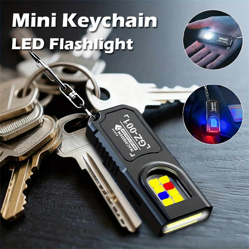 Keychain Flashlight - Senter Gantungan Kunci LED COB Mini