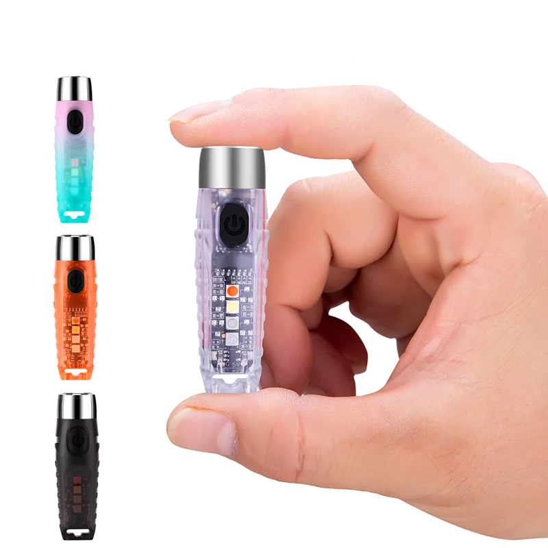 Edc (Every Day Carry - Senter gantungan kunci Mini EDC, senter