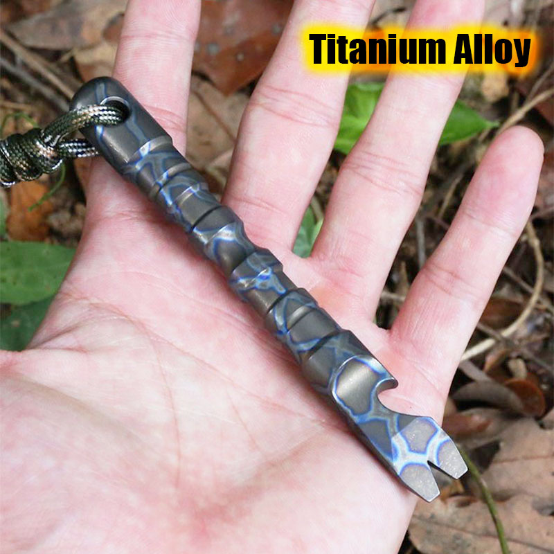 Titanium Pry Bar - TC4 penarik kuku linggis Titanium Aloi