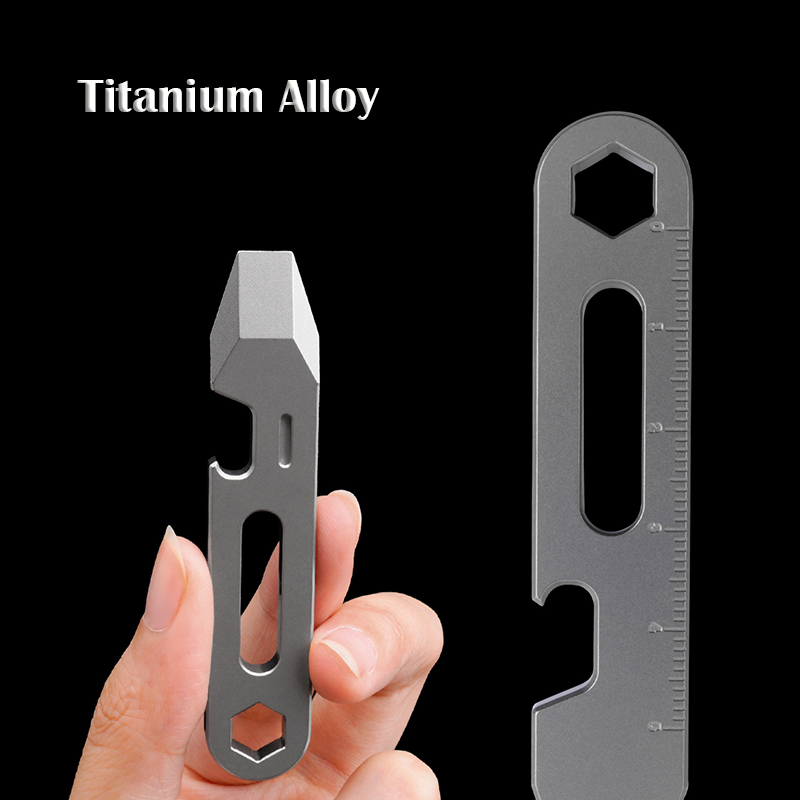 Titanium Pry Bar - 8CM CNC TC4 Titanium Alloy Linggis