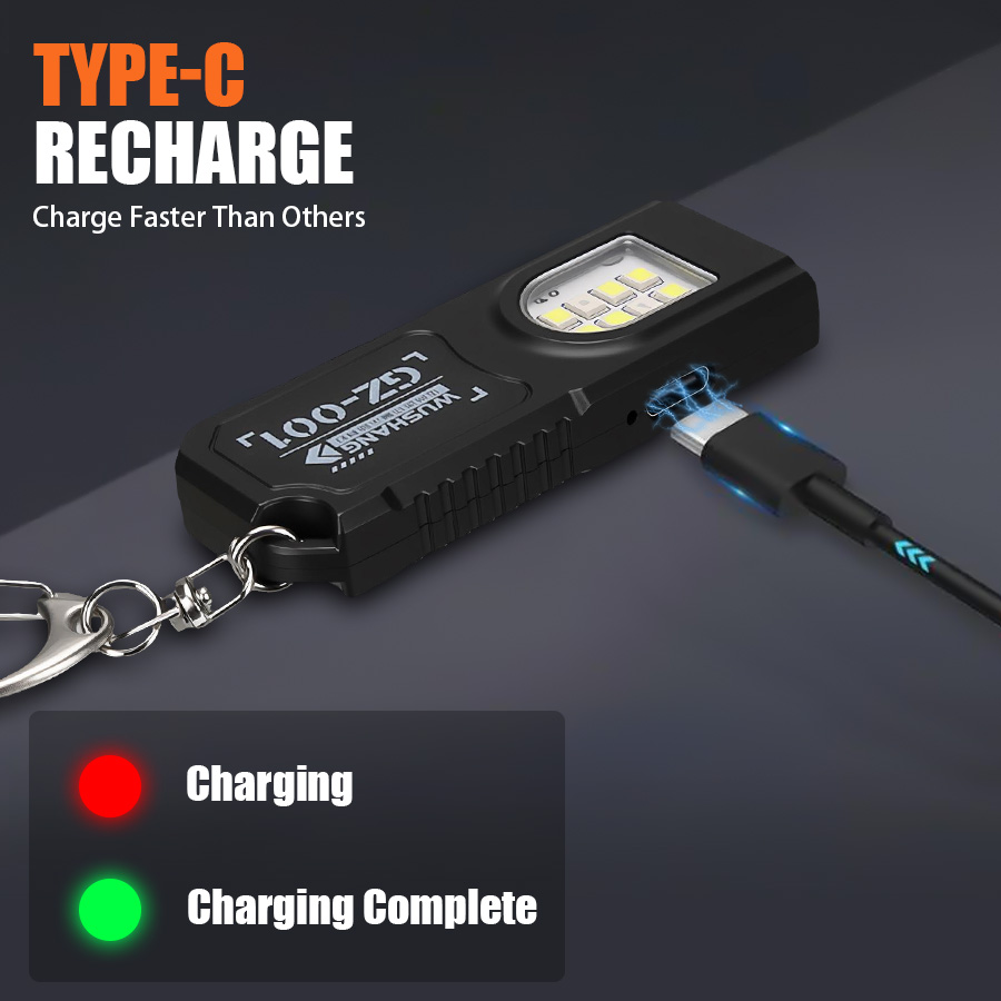 Senter Gantungan Kunci LED COB - Keychain Flashlight ulasan dan harga