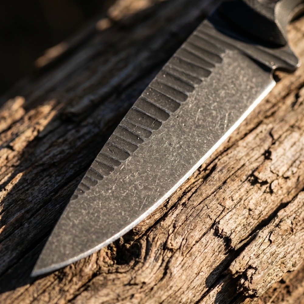 Pisau Bushcraft Full Tang Bila - Edc Carry Fixed Blade ulasan dan harga