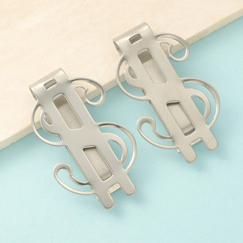 1 buah klip uang ramping baja  - Money Clip Magnetic ulasan dan harga