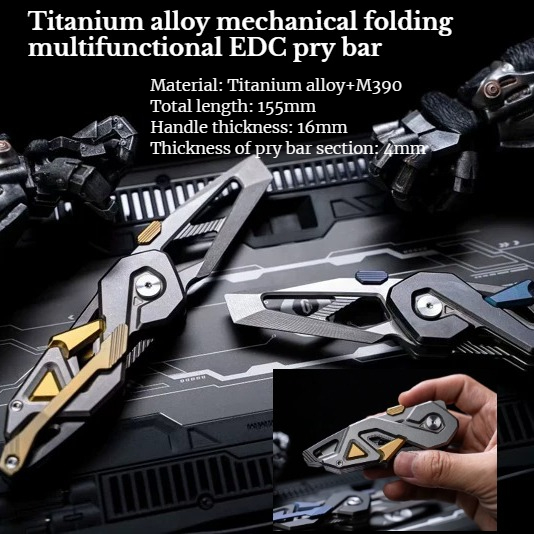 1 Buah Alat Multifungsi Lipat  - Titanium Pry Bar ulasan dan harga