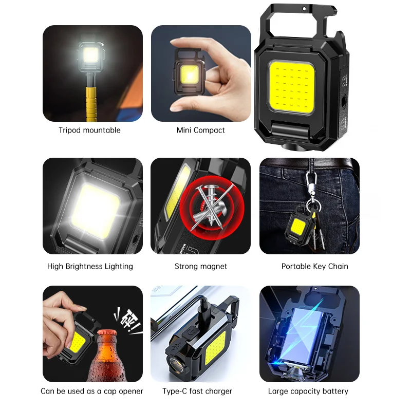 Senter Genggam LED Mini Lampu  - Keychain Flashlight ulasan dan harga