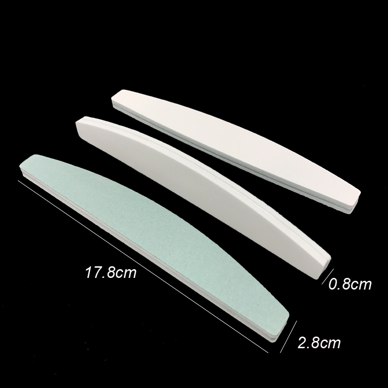 10 Buah/Banyak Kuku Spons Diam - Nail File Titanium ulasan dan harga