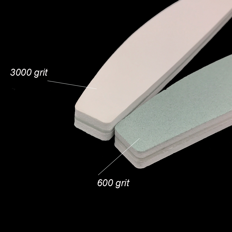 10 Buah/Banyak Kuku Spons Diam - Nail File Titanium ulasan dan harga