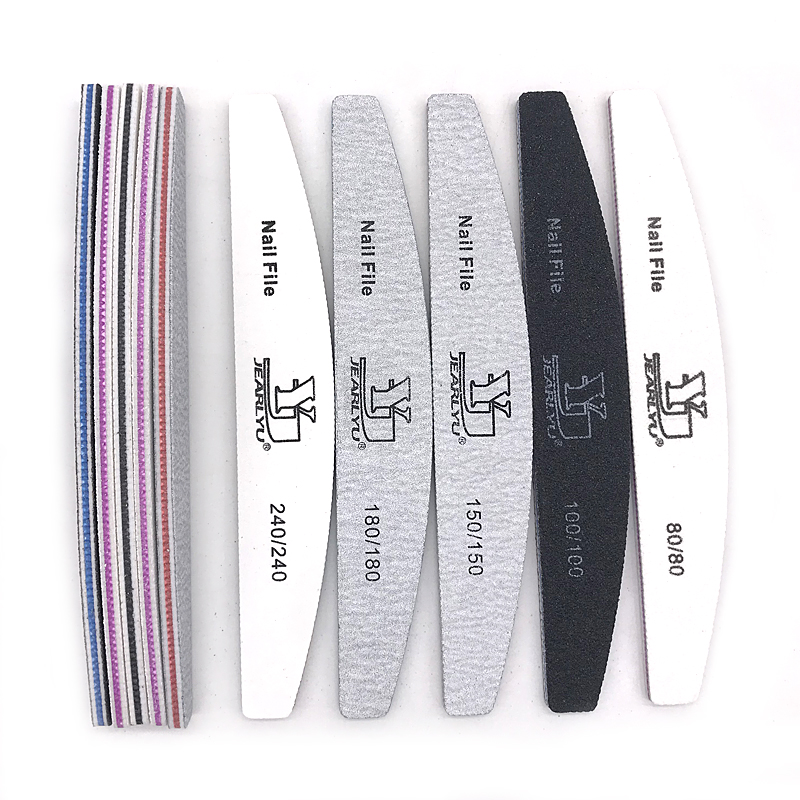 5 Buah Set Kikir Kuku Warna Ca - Nail File Titanium ulasan dan harga