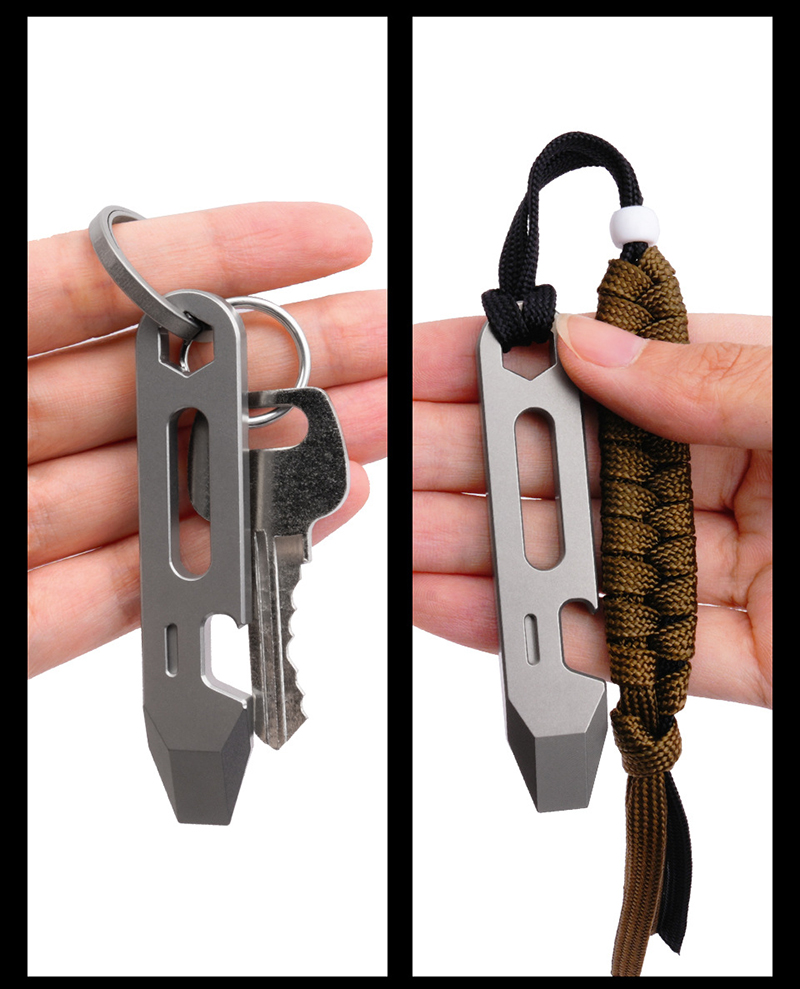 8CM CNC TC4 Titanium Alloy Lin - Titanium Pry Bar ulasan dan harga