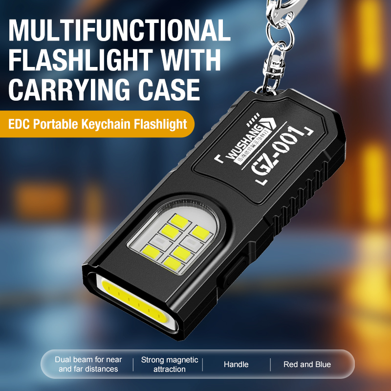 Senter LED COB Portabel dengan - Keychain Flashlight ulasan dan harga