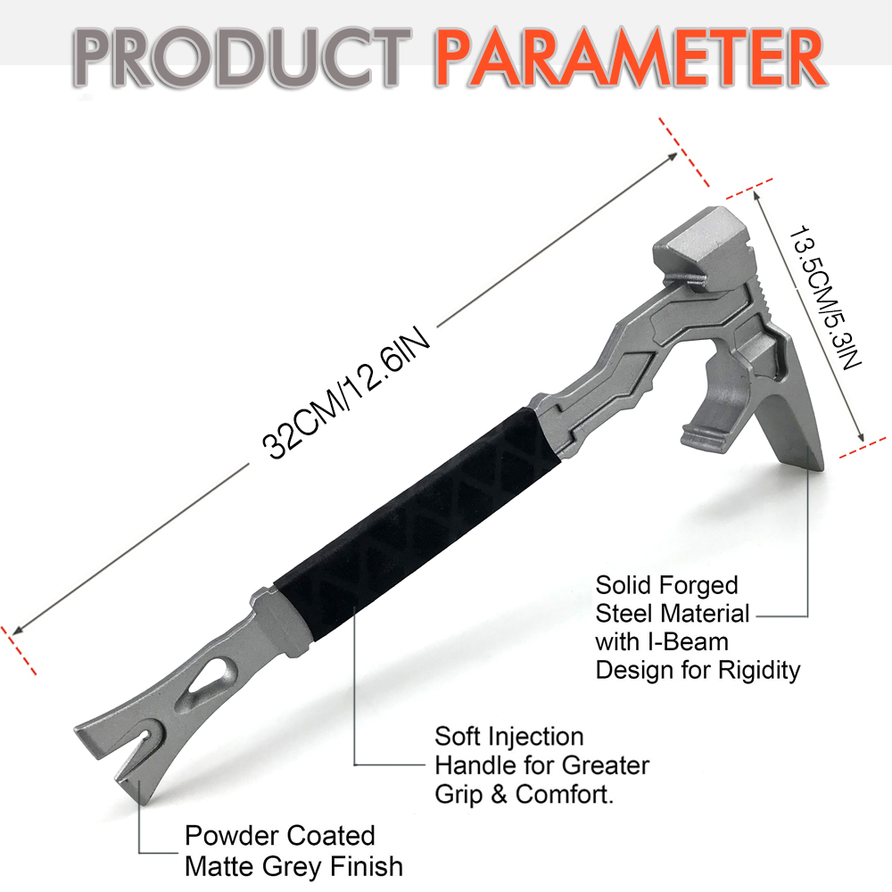 Alat palu penghancur multifung - Titanium Pry Bar ulasan dan harga